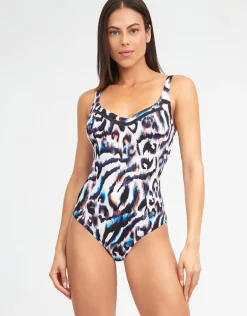 Alika Underwired Swimsuit - Animal