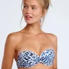 Aquali Sakata Bandeau Bikini Top