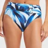 Azura Maxi Bikini Pant - Blue and White