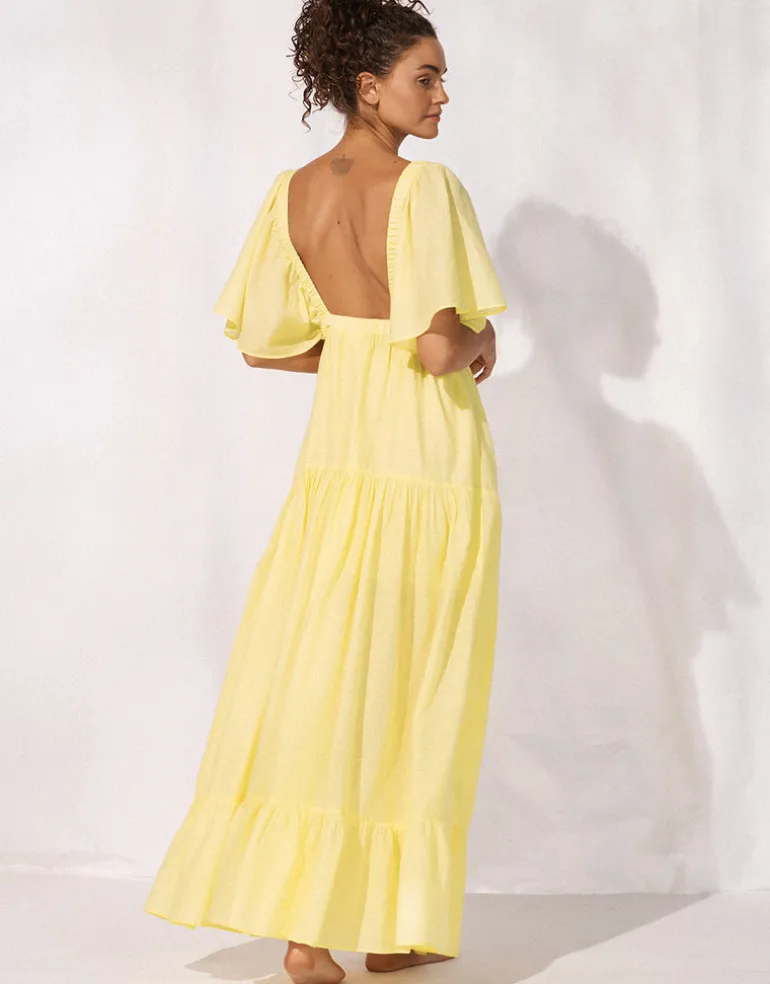 Beach Dress - Celestial Yellow