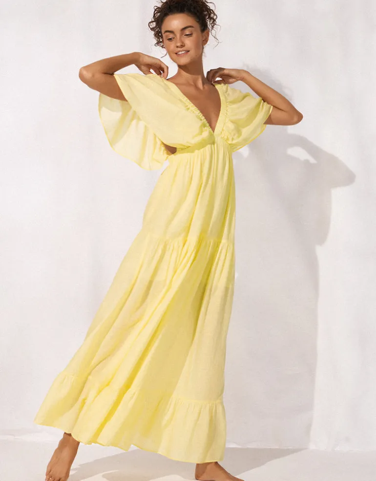 Beach Dress - Celestial Yellow