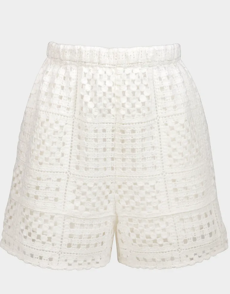 Beach Shorts - Natural White