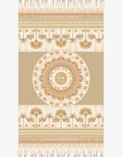 Beach Towel - Cream Oasis