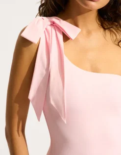 Beau One Shoulder Swimsuit - Blossom