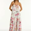 Belle Tiered Maxi Sundress - Coconut