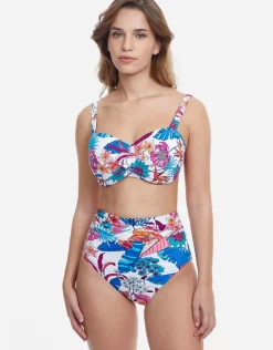 Bohemian Gypsy D Cup Bikini Top - White