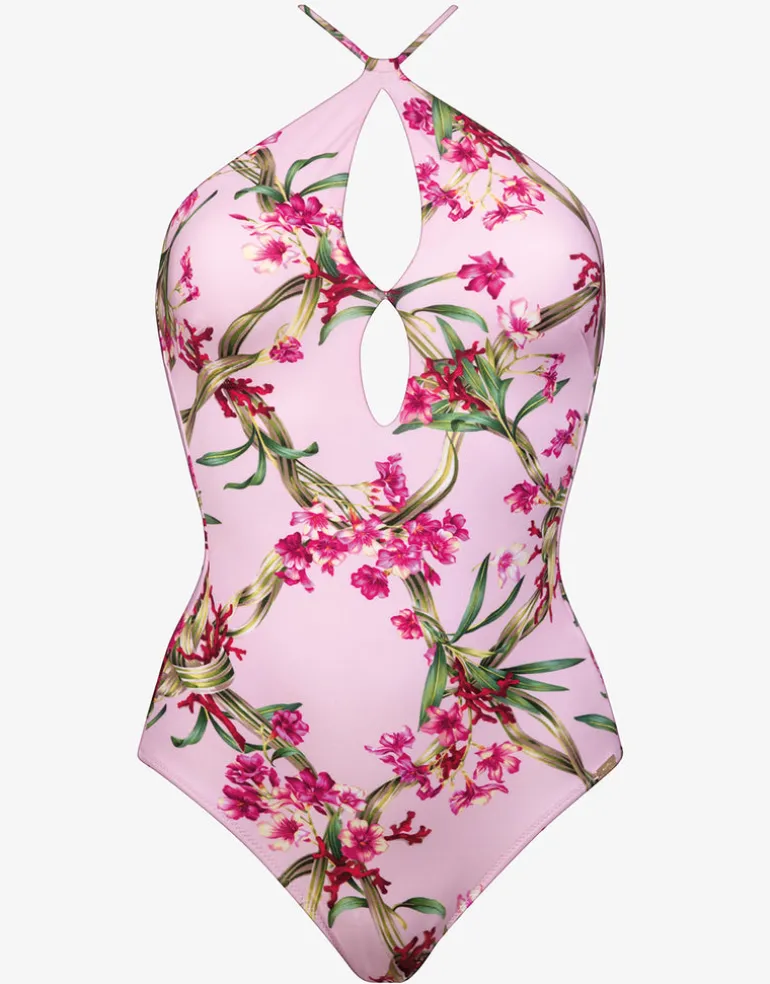 Botanique Peep Hole Swimsuit - Tangy Pink