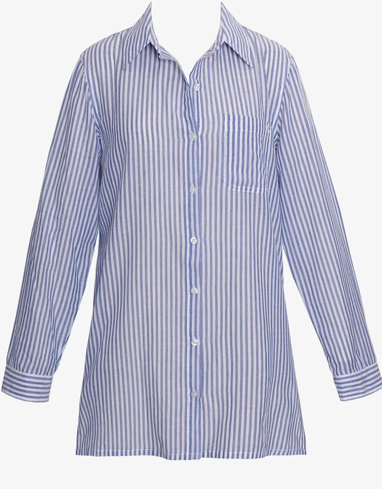 Camp Shirt - White Stripe