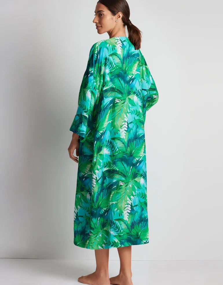 Cartago Palms Poolside Kimono Cover Up - Multi