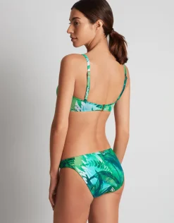 Cartago Palms Single Strap Twist Underwired Bikini Top - Multi