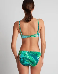 Cartago Palms Single Strap Twist Underwired Bikini Top - Multi