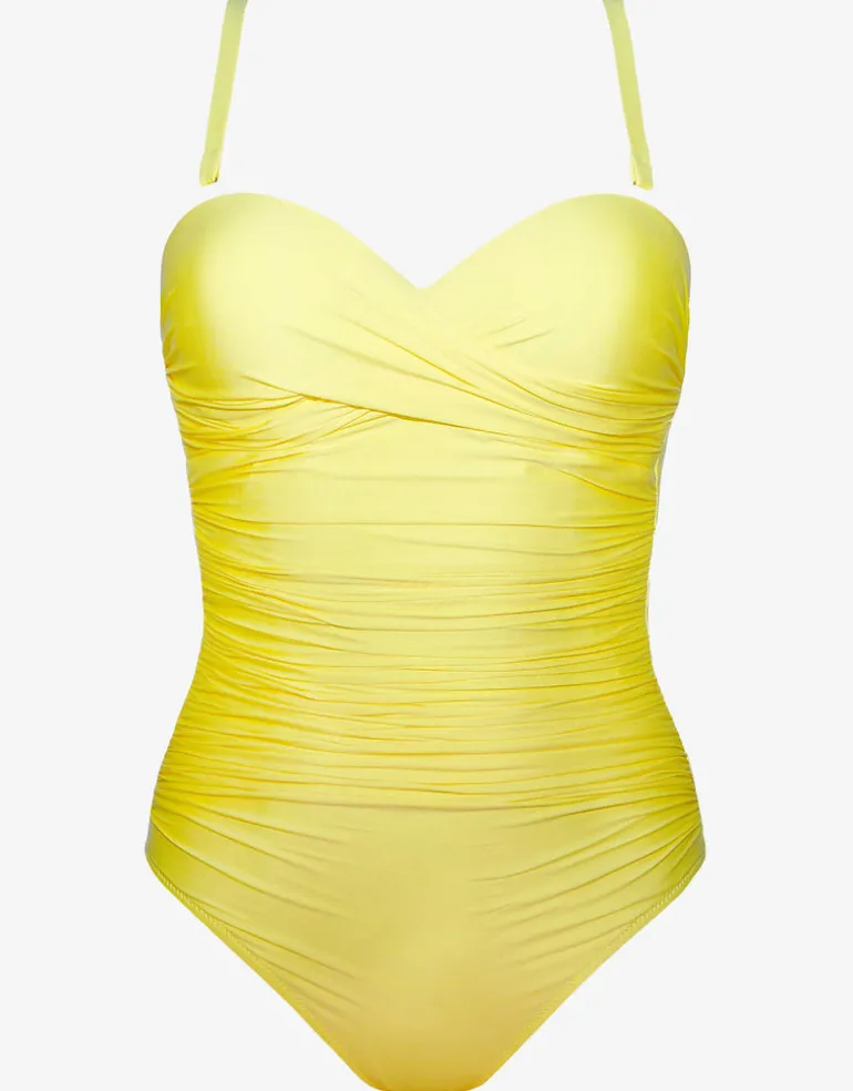 Ceylan Underwired Bandeau Swimsuit - Mimosa