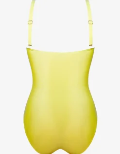 Ceylan Underwired Bandeau Swimsuit - Mimosa