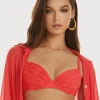 Ceylan Underwired Bikini Top - Lava
