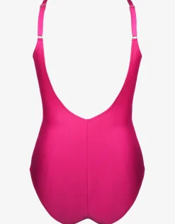 Ceylan Underwired Wrap Swimsuit - Pink