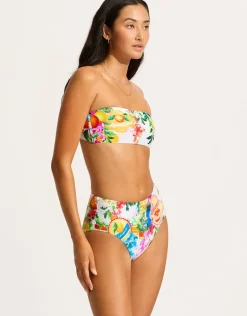 Ciao Bella Bandeau Bikini Top - White