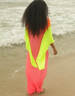 Clara Butterfly Kaftan - Hot Pink