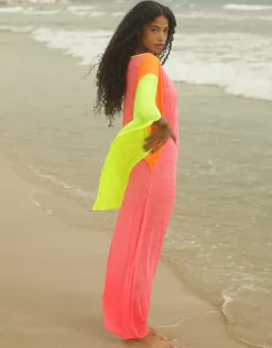 Clara Butterfly Kaftan - Hot Pink