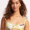 Coast to Coast Underwire Bra Bikini Top - Wild Lime