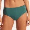 Collective Wide Side Retro Bikini Pant - Evergreen