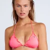 Colorsun Ciro Bikini Top - Coral