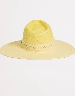 Colour Crush Wide Brim Hat - Citrus
