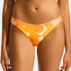 Corfu Reversible Hipster Bikini Pant - Turmeric