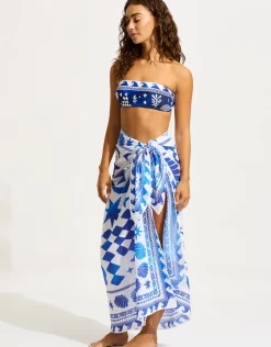 Corfu Sarong - Azure