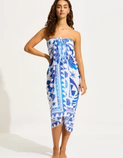 Corfu Sarong - Azure