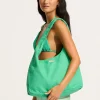 Cotton Canvas Tote Bag - Jade