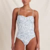 Daffodil Sonnet Swimsuit - Blue Print