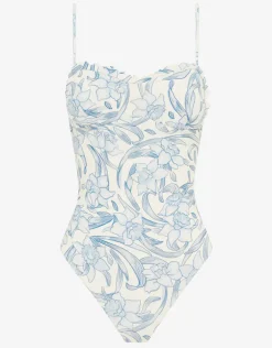 Daffodil Sonnet Swimsuit - Blue Print