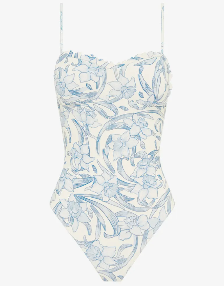 Daffodil Sonnet Swimsuit - Blue Print