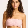 Daydreamer Tube Bikini Top - Dusty Pink
