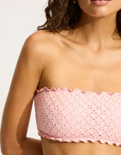 Daydreamer Tube Bikini Top - Dusty Pink