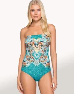 Decorum Bandeau One Piece - Teal