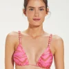 Diani Beads Parallel Tri Bikini Top - Pink