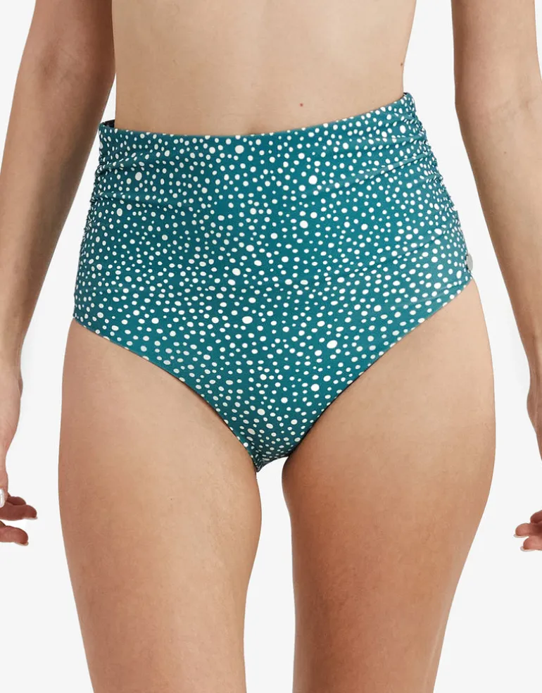 Ditsy Dots Chara Bikini Pant - Deep Jungle