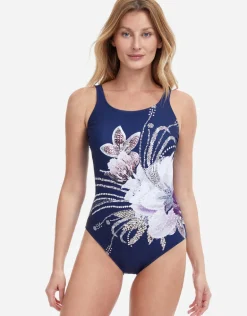 Dolce Vita Mastectomy Swimsuit - Navy