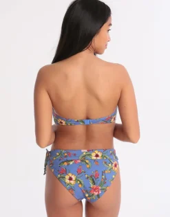 Dolcevita Merenda Banded Bikini Bottom - Blue