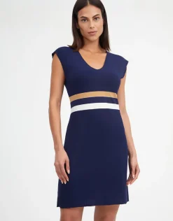 Doris Beach Dress - Navy