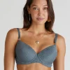 Dove Emily Moulded Bikini Top - Dove Grey