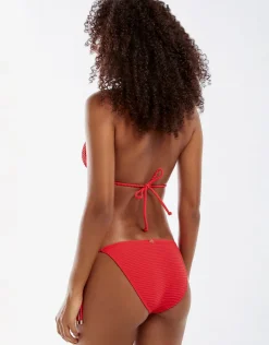 Dune Tie Side Bikini Pant - Red