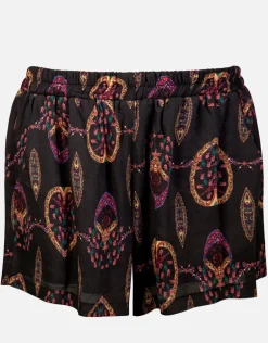 Eclectic Flames Shorts - Black