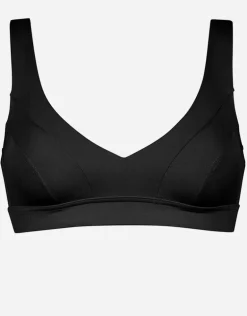 Eco Shape Bralette Crop Bikini Top - Black