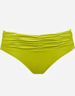 Elements Ruched Bikini Pant - Kiwi Green
