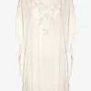 Embroidered Kaftan - Off White