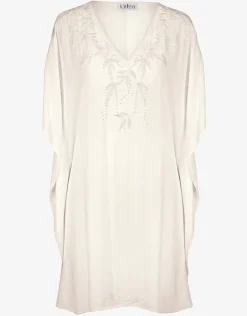 Embroidered Kaftan - Off White