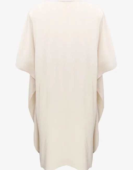 Embroidered Kaftan - Off White