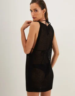 Erika Short Cover Up - Black